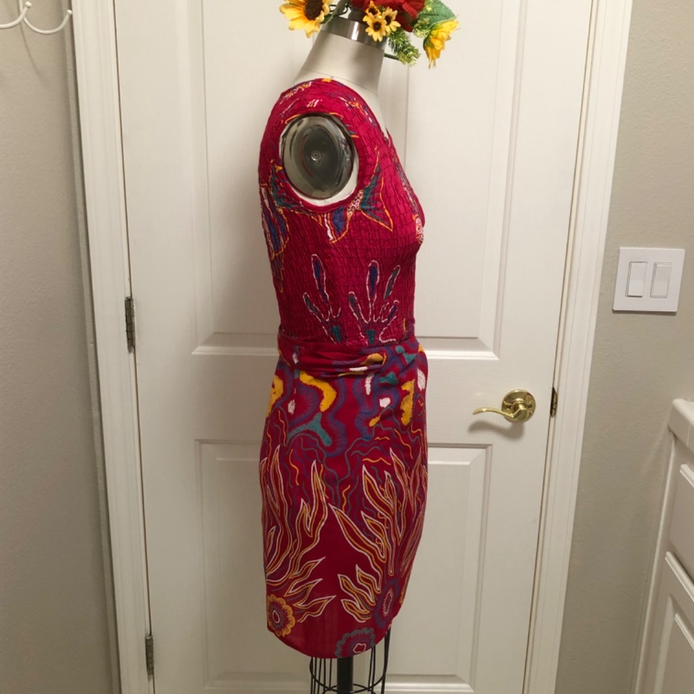 Nwot - Tropical Print Sarong & Elasticized Top - image 6